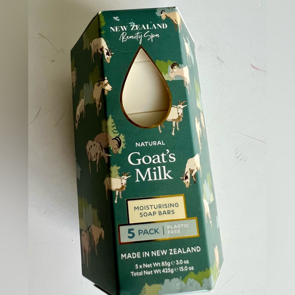 Natural Goat's Milk Moisturizing 5 Pack Soap Bars